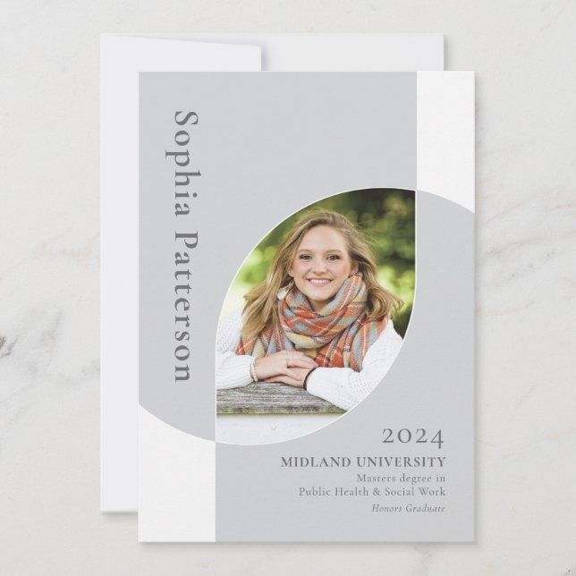 Anúncio Formando Colégio Duas Cinzas Fotográficas Branco (Frente)