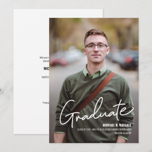 Anúncio Formando comercial MBA Nome da foto personalizada