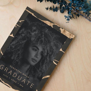 Anúncio Formando de folhas ouros de mármore preto do Porto