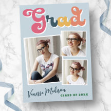 Formando de Fotografia Azul 3 com Estilo Retroativ