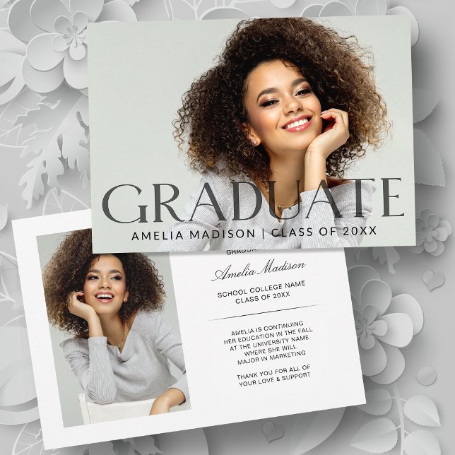 Anúncio Formando de Texto Transparente a Escuro Moderno 2  (Criador carregado)