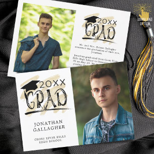 Anúncio Formando de Tipografia de Pincel para Formatação M