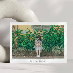 Anúncio Formando de Tipografia Minimalista 2 Graduação de