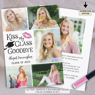 Anúncio Formando engraçado BEIJA MINHA AULA, GOODBYE 6 Fot