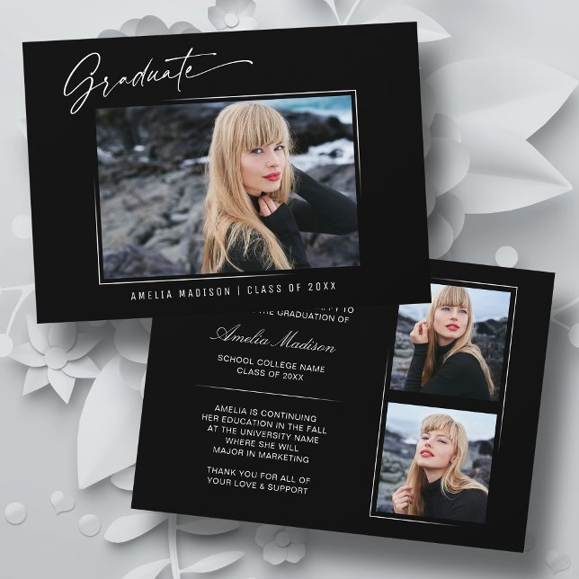 Anúncio Formando Fotográfico Elegante Elegant Ink Script 3 (Criador carregado)