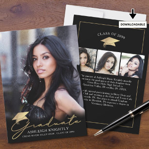 Anúncio Formando Moderno 4 Fotografias Script Boné Preto D