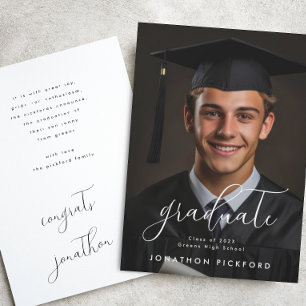 Anúncio Formando Personalizável de Formando de Foto para G