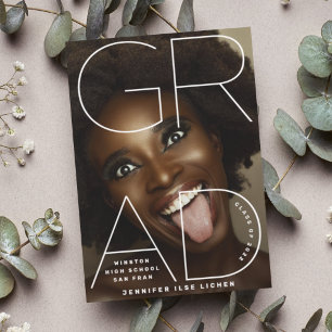 Anúncio FORMANDO segundo grau   White Modern Photo text sc