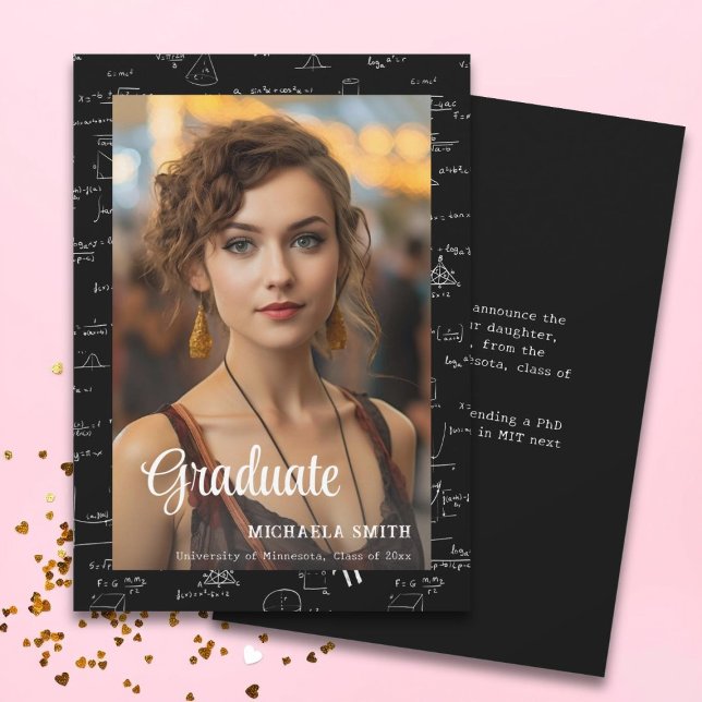 Anúncio Formandos de Fotografia do Script de Matemática Mo (Criador carregado)