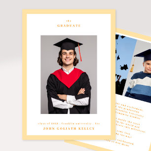 Anúncio Formatação de Foto do College Orange Frame 3