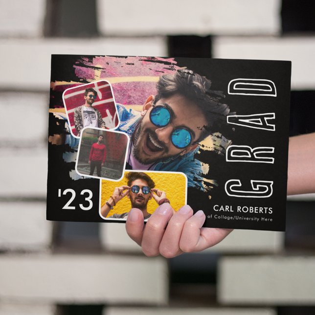 Anúncio Formatação Legal Trendy Smudge 4 Photo Collage An (Criador carregado)