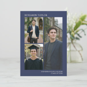Anúncio Formatura Colagem Multi Foto Marinha Turma de 2026