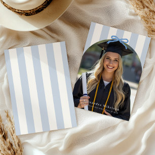 Anúncio Formatura de Foto de Arquitetura Azul Preppy