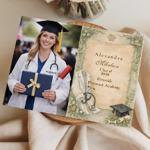 Formatura Elegante Jaleco Branco Veterinário