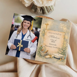 Anúncio Formatura em Farmácia de Jaleco Branco