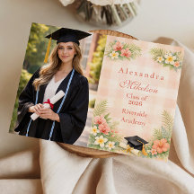 Formatura Floral Gingham Tropical