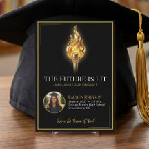Formatura O Futuro é Iluminado Partida Preta e Dou