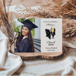 Anúncio Formatura Taça de Champanhe Pérola Foto