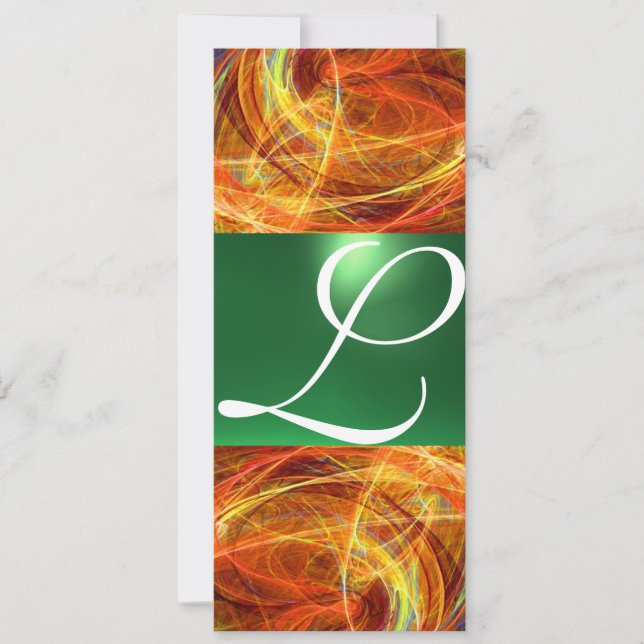 Anúncio FOTÃO LOUCO MONOGRAMA amarelo esmeralda verde (Frente)