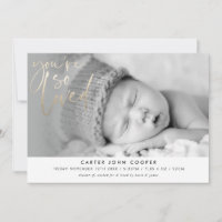 ANÚNCIO FOTO BABY, você é tão amada de ouro