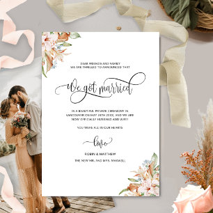 Anúncio Foto: Casamos, Casamento de Sangue Terrestre