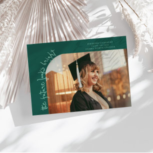 Anúncio Foto Curva Verde Futuro Brilhante