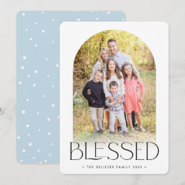 Anúncio FOTO DA FAMÍLIA Arco mínimo moderno BÊNITO azul pá