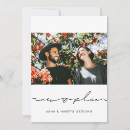 Anúncio Foto de atualização do casamento com novo plano ma