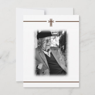 Anúncio Foto de Aviso de Morte Religiosa em Memoriam