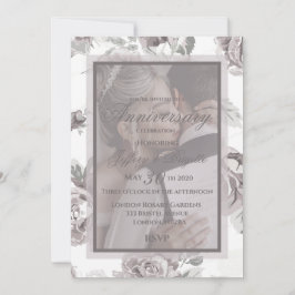 Anúncio Foto de casal de aniversário de casamento cor rosa