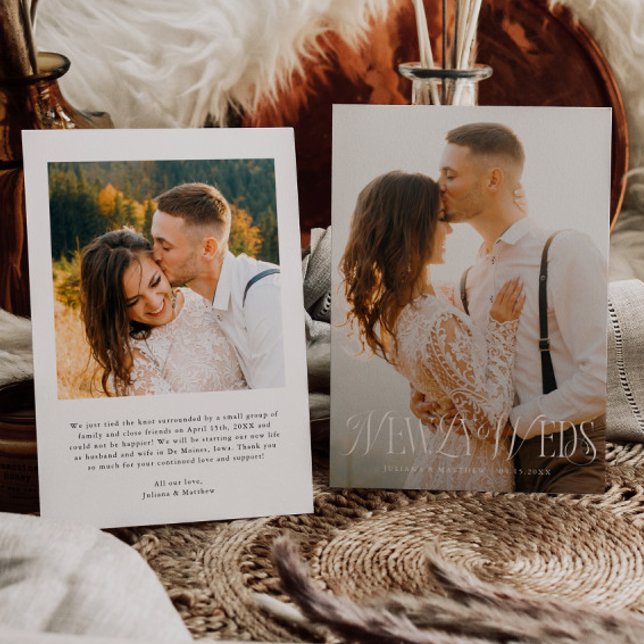 Anúncio Foto de Casamento Vintage Elegance (Criador carregado)