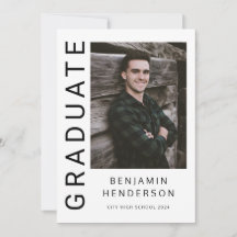 Foto de Formatura Preto e Branco Moderno