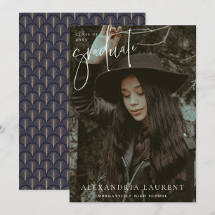 Anúncio Foto de graduação com retrato roteirizado branco