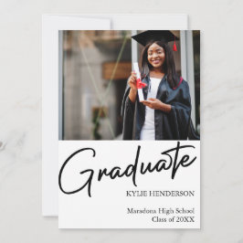 Anúncio Foto de Graduação Moderna Simples