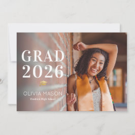 Anúncio Foto de Graduação Moderna Simples