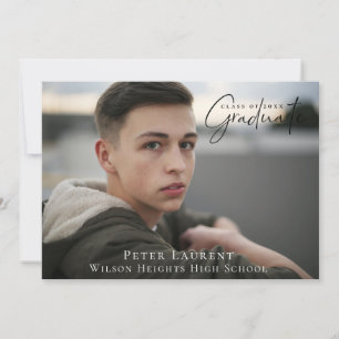 Anúncio Foto de Graduação por Caligrafia Moderna