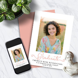 Anúncio Foto de Graduação Rosa Típica Moderna