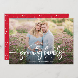 Anúncio Foto de Gravidez de Natal