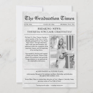 Anúncio Foto de Jornal de Formatura