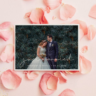 Anúncio Foto de Recem casados minimalista manuscrita