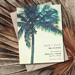 Anúncio Foto digital de casamento em praia tropical Salvar<br><div class="desc">Crie um momento perfeito e memorável com nossa Árvore Tropical de Palma,  salve o cartão de data para o seu casamento de destino na praia. Este design elegante é personalizado com os detalhes do seu casamento na frente e a sua foto na parte de trás do cartão.</div>