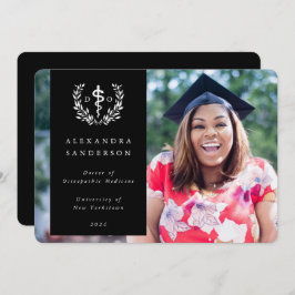 Anúncio Foto do Doutor Negro+Branco da Medicina Osteopátic