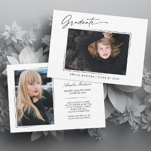 Anúncio Foto do Formando 2 do Script de Tinta Moderna de C