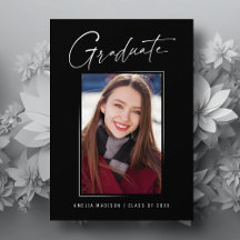 Foto do Formando de Script de Tinta Mínima Moderna