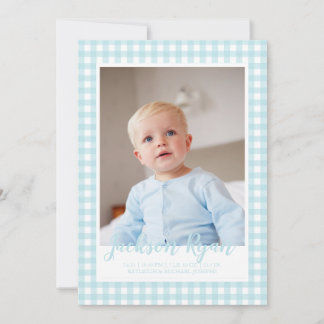 Anúncio Foto do Padrão de Verificação de Gingham Azul Mode