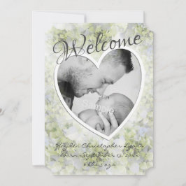 Anúncio Foto do quadro cardíaco Hydrangea Birth