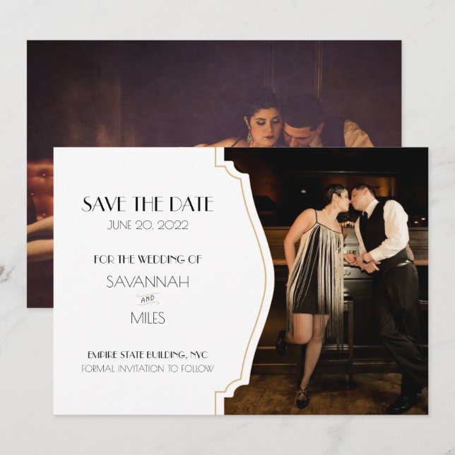 Anúncio Foto do quadro de Deco da Arte do 1920 Salvar a Da (Frente/Verso)