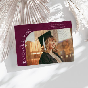 Anúncio Foto em curva de cranberry com futuro brilhante