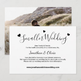 Anúncio Foto em preto e branco de casamento menor