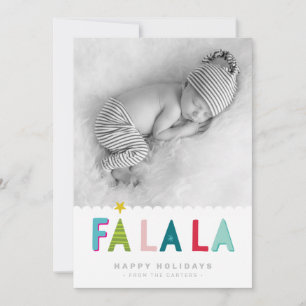 Anúncio FOTO HOLIDAY fa la bold citação colorido brilhante